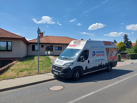 Izolace stropu zděného rodinného domu v Neratovicích